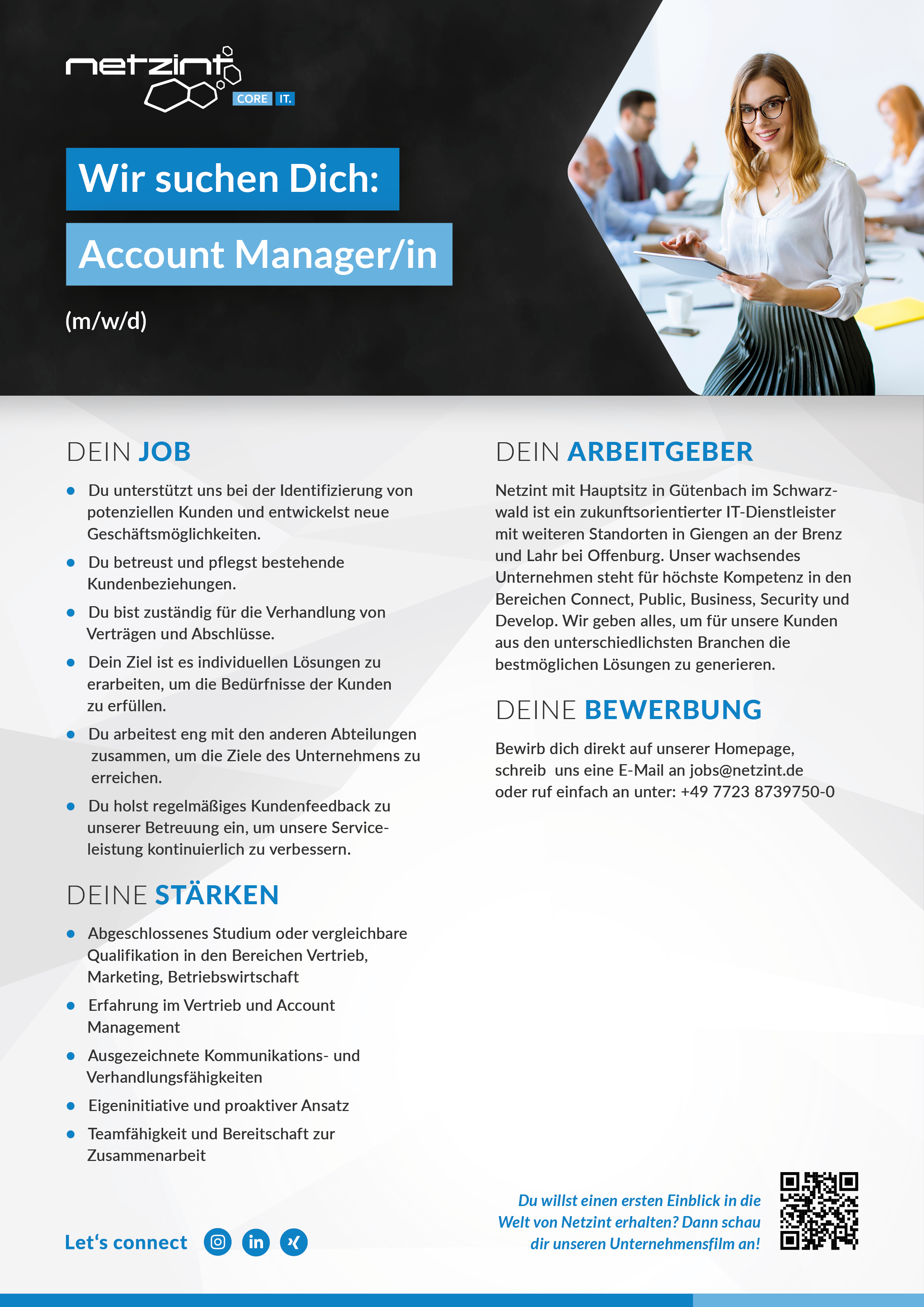 Stellenanzeige Account Manager (m/w/d)